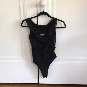 NEVER WORN. Black boohoo bodysuit